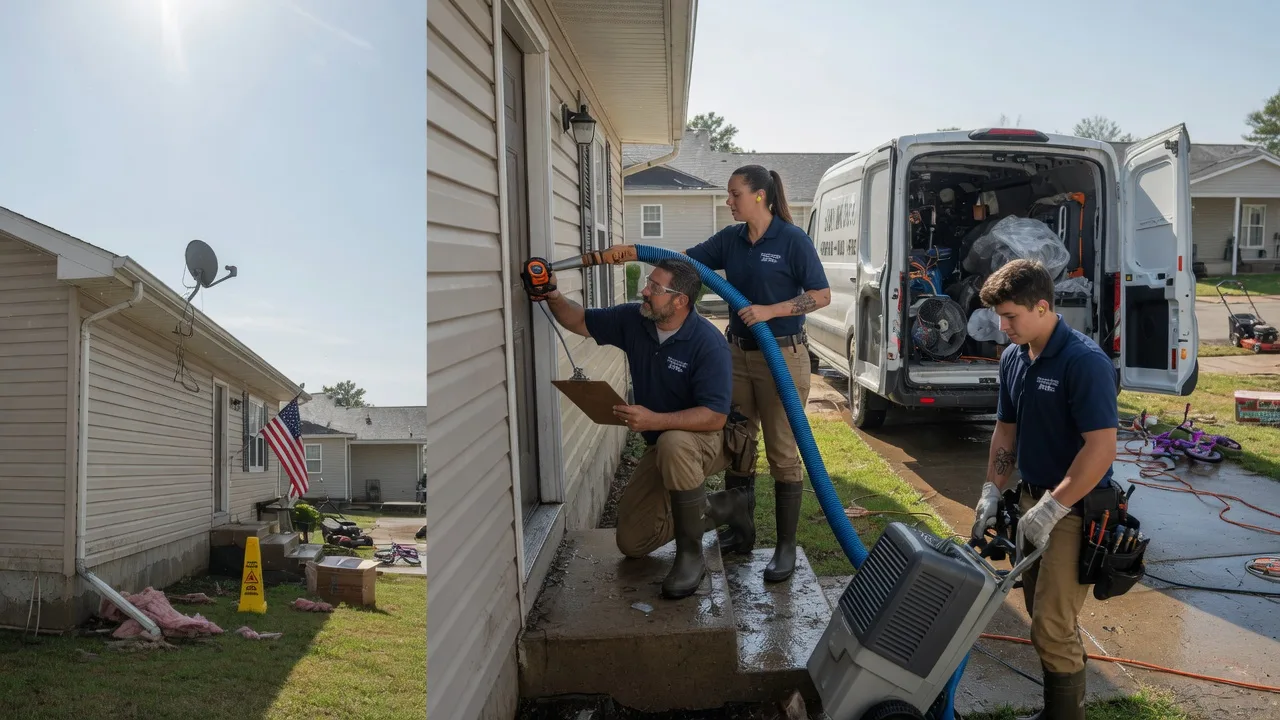 Ceiling Water Damage Restoration in Wampum, PA near me
